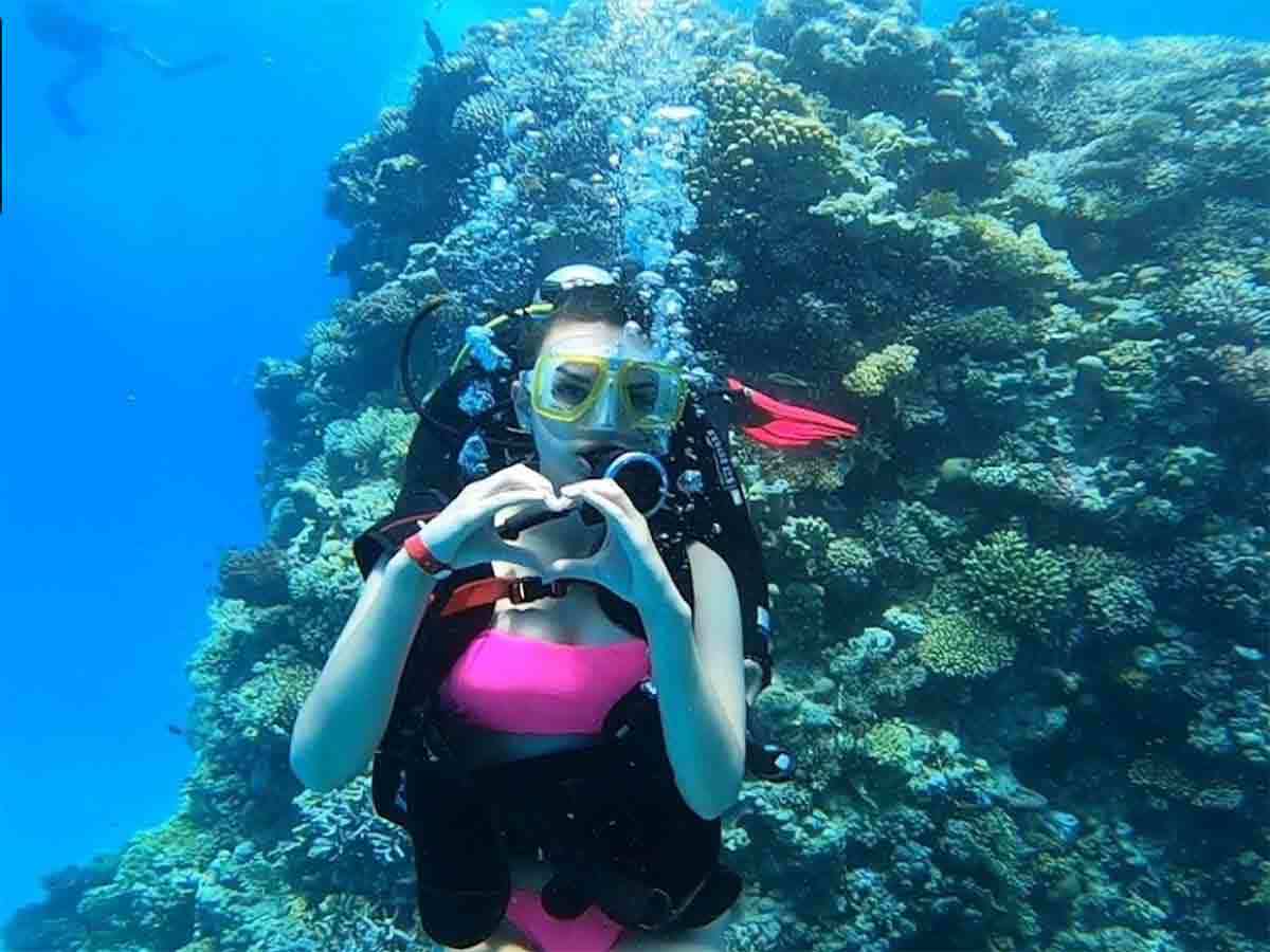 VIP-дайвинг с берега в Сахль-Хашиш